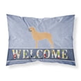 thumbnail image 1 of Carolines Treasures BB5575PILLOWCASE Bullmastiff Welcome Fabric Standard Pillowcase Standard multicolor, 1 of 2