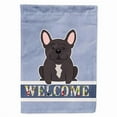thumbnail image 1 of Caroline's Treasures BB5590GF French Bulldog Brindle Welcome Flag Garden Size , Small, multicolor, 1 of 3