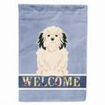thumbnail image 1 of Caroline's Treasures BB5600CHF Lowchen Welcome Flag Canvas House Size , Large, multicolor, 1 of 4