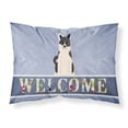 thumbnail image 1 of Carolines Treasures BB5610PILLOWCASE Russo-European Laika Spitz Welcome Fabric Standard Pillowcase Standard multicolor, 1 of 2