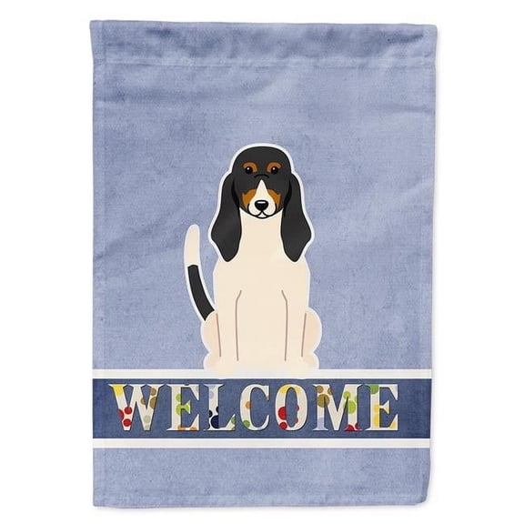 Carolines Treasures BB5625GF Swiss Hound Welcome Garden Size Flag
