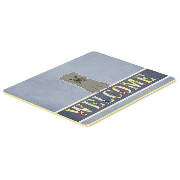 Carolines Treasures BB5640CMT 20 x 30 in. Glen of Imal Grey Welcome Kitchen or Bath Mat