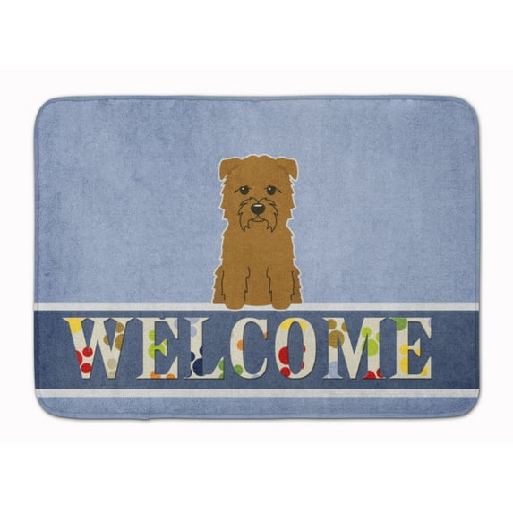 Carolines Treasures BB5641RUG Glen of Imal Tan Welcome Machine Washable Memory Foam Mat 19 X 27" multicolor