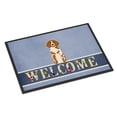 thumbnail image 1 of Carolines Treasures BB5653MAT Brittany Spaniel Welcome Door Mat Indoor Rug or Outdoor Welcome Mat 18x27 Doormat  27"L x, 1 of 4