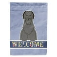 thumbnail image 1 of Briard Black Welcome Garden Flag, 1 of 3