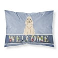 thumbnail image 1 of Carolines Treasures BB5675PILLOWCASE Cocker Spaniel Buff Welcome Fabric Standard Pillowcase Standard multicolor, 1 of 2