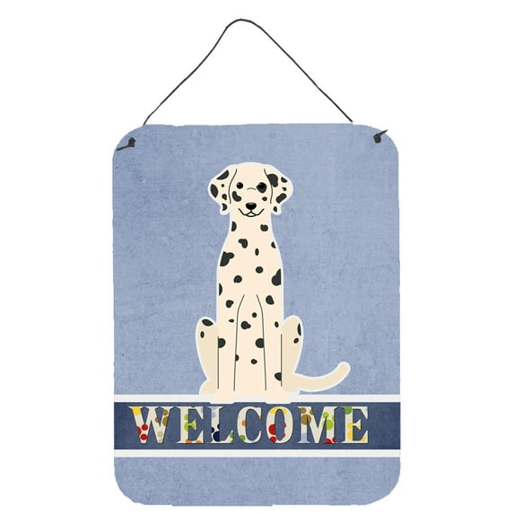 Carolines Treasures BB5678DS1216 Dalmatian Welcome Wall or Door Hanging Prints