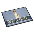 thumbnail image 1 of Carolines Treasures BB5680MAT Whippet Welcome Door Mat Indoor Rug or Outdoor Welcome Mat 18x27 Doormat  27"L x 18"W, 1 of 4
