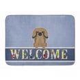 thumbnail image 1 of Pekingnese Tan Welcome Machine Washable Memory Foam Mat, 1 of 4