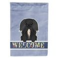thumbnail image 1 of Caroline's Treasures BB5688GF Pekingnese Black Welcome Flag Garden Size , Small, multicolor, 1 of 3