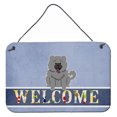 thumbnail image 1 of Carolines Treasures BB5720DS812 Chow Chow Blue Welcome Wall or Door Hanging Prints, 1 of 1