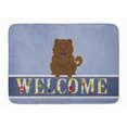 thumbnail image 1 of Carolines Treasures BB5722RUG Chow Chow Chocolate Welcome Machine Washable Memory Foam Mat 19 X 27" multicolor, 1 of 4