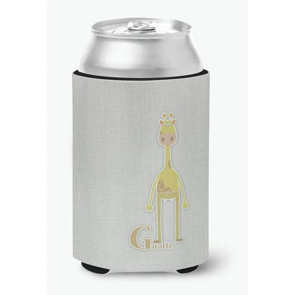 Carolines Treasures BB5732CC Alphabet G for Giraffe Can or Bottle Hugger