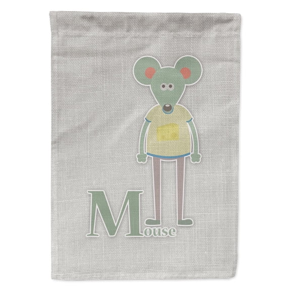Alphabet M for Mouse Garden Flag