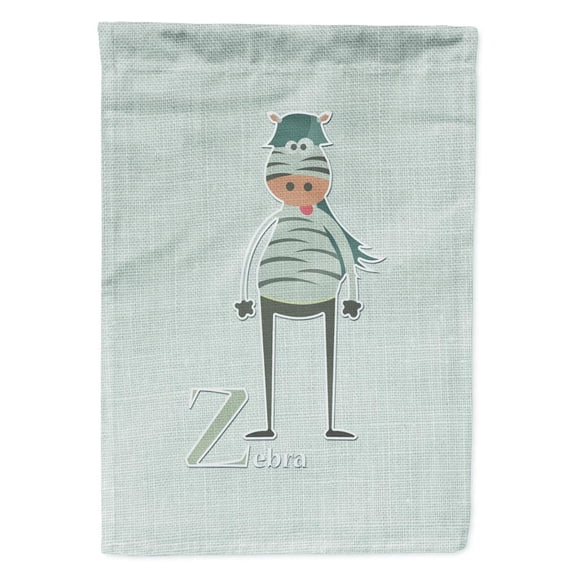 Alphabet Z for Zebra Garden Flag