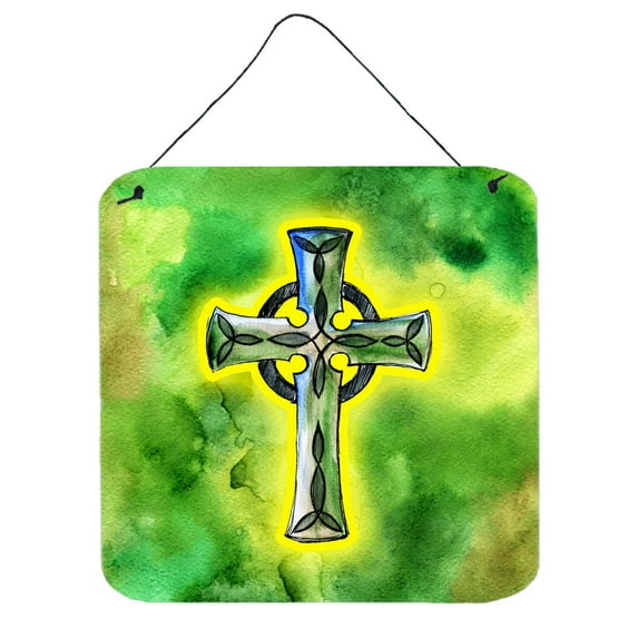 Carolines Treasures BB5764DS66 Irish Celtic Cross Wall or Door Hanging Prints 6HX6W multicolor