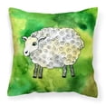 thumbnail image 1 of Carolines Treasures BB5768PW1414 Irish Sheep Fabric Decorative Pillow, 14Hx14W, multicolor, 1 of 4