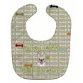 thumbnail image 1 of Carolines Treasures BB5807BIB Too Cute French Bulldog Baby Bib 10 x 13" multicolor, 1 of 3