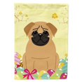 thumbnail image 1 of Carolines Treasures BB6007GF Easter Eggs Pug Brown Garden Size Flag, 1 of 3