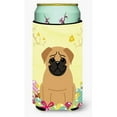 thumbnail image 1 of Carolines Treasures BB6007TBC Easter Eggs Pug Brown Tall Boy Beverage Insulator Hugger, 1 of 1