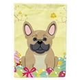 thumbnail image 1 of Carolines Treasures BB6010CHF Easter Eggs French Bulldog Cream Flag Canvas House Size, 1 of 4