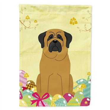Carolines Treasures BB6018GF Easter Eggs Mastiff Garden Size Flag