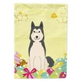thumbnail image 1 of Caroline's Treasures BB6025CHF Easter Eggs West Siberian Laika Spitz Flag Canvas House Size , Large, multicolor, 1 of 4
