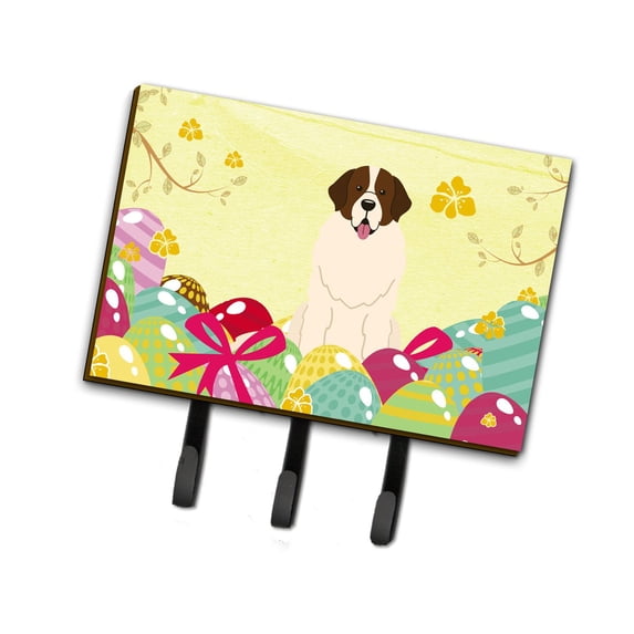 Carolines Treasures BB6027TH68 Easter Eggs Moscow Watchdog Leash or Key Holder Triple multicolor
