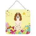 thumbnail image 1 of Carolines Treasures BB6031DS66 Easter Eggs Russian Spaniel Wall or Door Hanging Prints, 1 of 1