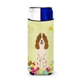 thumbnail image 1 of Carolines Treasures BB6031MUK Easter Eggs Russian Spaniel Michelob Ultra Hugger for Slim Cans, 1 of 3