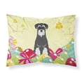 thumbnail image 1 of Carolines Treasures BB6033PILLOWCASE Easter Eggs Standard Schnauzer Salt and Pepper Fabric Standard Pillowcase Standard, 1 of 2