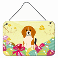 thumbnail image 1 of Carolines Treasures BB6040DS812 Easter Eggs Beagle Tricolor Wall or Door Hanging Prints, 1 of 1