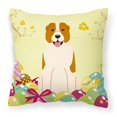 thumbnail image 1 of Carolines Treasures BB6049PW1818 Easter Eggs Central Asian Shepherd Dog Fabric Decorative Pillow, 1 of 2