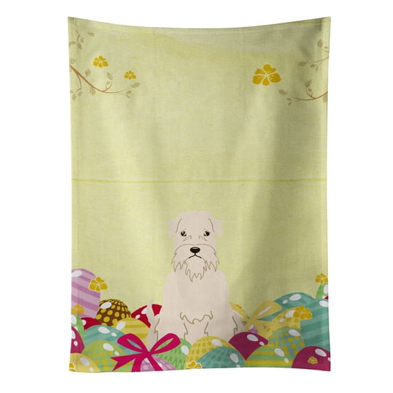 Carolines Treasures BB6061KTWL Easter Eggs Soft Coated Wheaten Terrier Kitchen Towel 15 X 28" multicolor