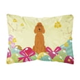 thumbnail image 1 of Carolines Treasures BB6064PW1216 Easter Eggs Irish Setter Canvas Fabric Decorative Pillow, 12H x16W, multicolor, 1 of 3