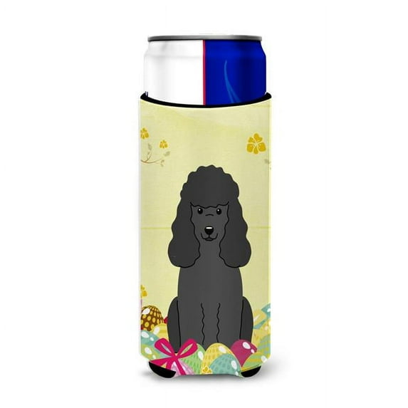 Carolines Treasures BB6071MUK Easter Eggs Poodle Black Michelob Ultra Hugger for Slim Cans