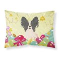 thumbnail image 1 of Carolines Treasures BB6076PILLOWCASE Easter Eggs Papillon Black White Fabric Standard Pillowcase Standard multicolor, 1 of 2
