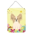 thumbnail image 1 of Caroline's Treasures BB6077DS1216 Easter Eggs Papillon Sable White Wall or Door Hanging Prints, 12x16, multicolor, 1 of 2