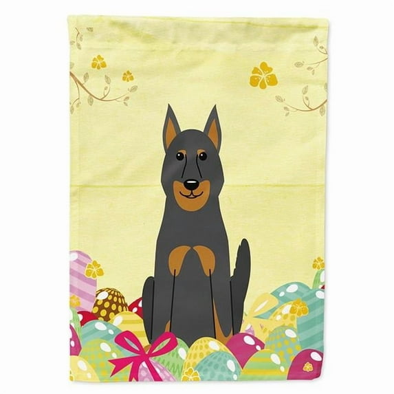 Carolines Treasures BB6080GF Easter Eggs Beauce Shepherd Dog Garden Size Flag