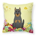 thumbnail image 1 of Carolines Treasures BB6080PW1818 Easter Eggs Beauce Shepherd Dog Fabric Decorative Pillow, 1 of 2