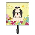 thumbnail image 1 of Carolines Treasures BB6088SH4 Easter Eggs Shih Tzu Black White Leash or Key Holder 7Hx4.25W multicolor, 1 of 1