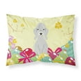 thumbnail image 1 of Carolines Treasures BB6090PILLOWCASE Easter Eggs Bedlington Terrier Blue Fabric Standard Pillowcase Standard multicolor, 1 of 2