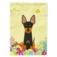 thumbnail image 1 of Easter Eggs English Toy Terrier Garden Flag, 1 of 3