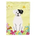 thumbnail image 1 of Caroline's Treasures BB6114CHF Easter Eggs White Boxer Cooper Flag Canvas House Size , Large, multicolor, 1 of 4