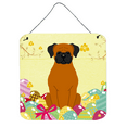 thumbnail image 1 of Carolines Treasures BB6115DS66 Easter Eggs Fawn Boxer Wall or Door Hanging Prints, 1 of 1