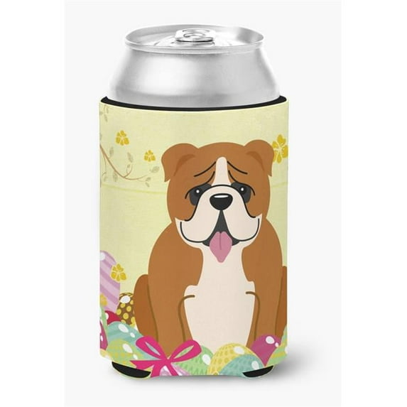 Carolines Treasures BB6120CC Easter Eggs English Bulldog Red White Can or Bottle Hugger