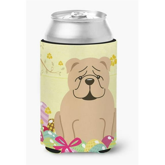 Carolines Treasures BB6124CC Easter Eggs English Bulldog Fawn Can or Bottle Hugger
