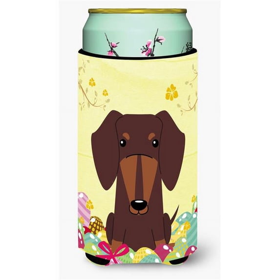 Carolines Treasures BB6131TBC Easter Eggs Dachshund Chocolate Tall Boy Beverage Insulator Hugger