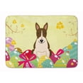 thumbnail image 1 of Carolines Treasures BB6136RUG Easter Eggs Bull Terrier Dark Brindle Machine Washable Memory Foam Mat 19 X 27" multicolor, 1 of 4
