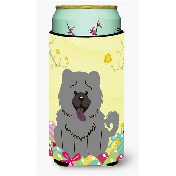 Carolines Treasures BB6139TBC Easter Eggs Chow Chow Blue Tall Boy Beverage Insulator Hugger